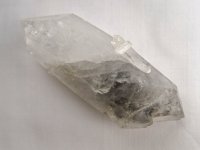 Tibetan Black Spot Quartz: crystal - Self-healed DT