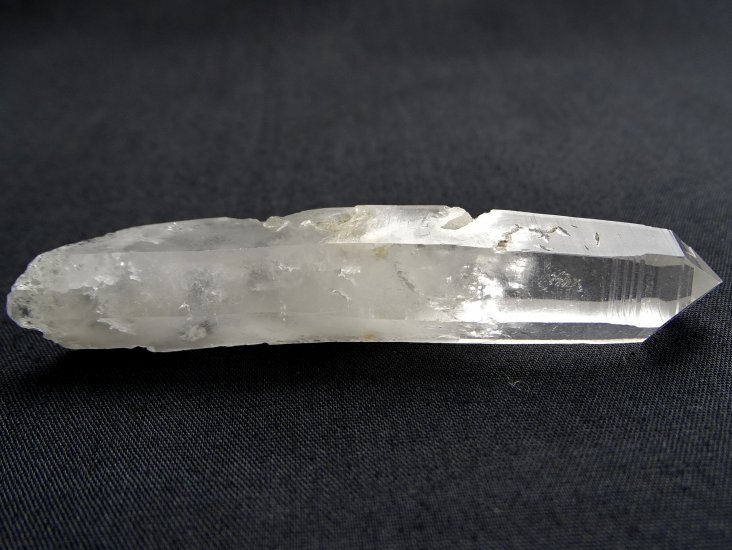 (image for) Tibetan Black Spot Quartz: crystal - Self-healed Lemurian - Click Image to Close