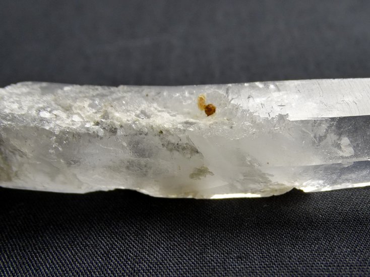 (image for) Tibetan Black Spot Quartz: crystal - Self-healed Lemurian - Click Image to Close