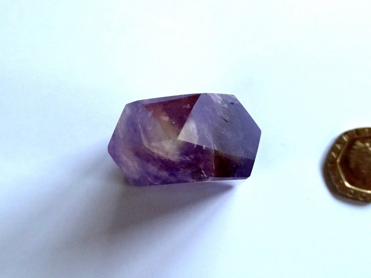 (image for) Ametrine: polished point - Isis (Brazil) - Click Image to Close