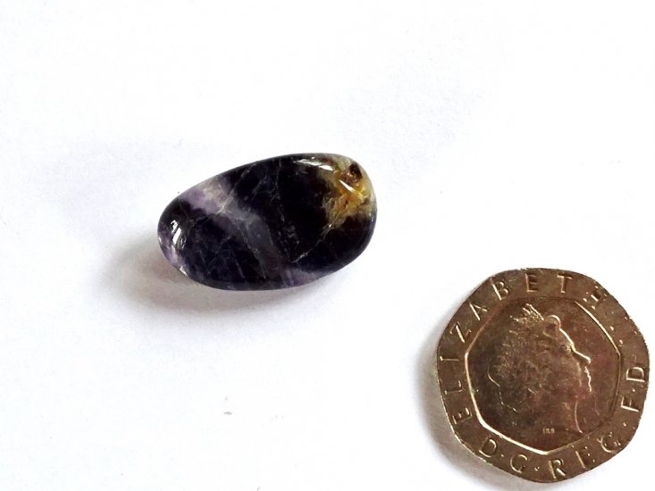 (image for) Fluorite - Blue John: polished piece - Click Image to Close