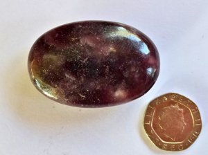 Lepidolite - AA grade: pebble