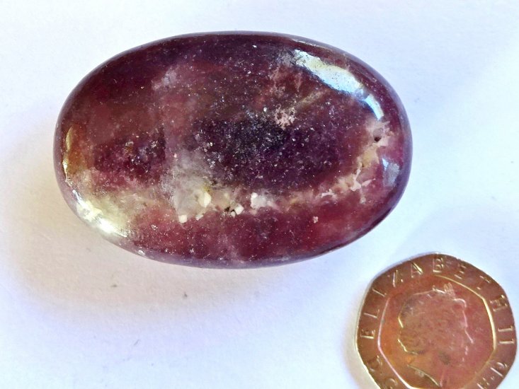 (image for) Lepidolite - AA grade: pebble - Click Image to Close