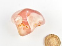 Chalcedony - Pink: polished pebble
