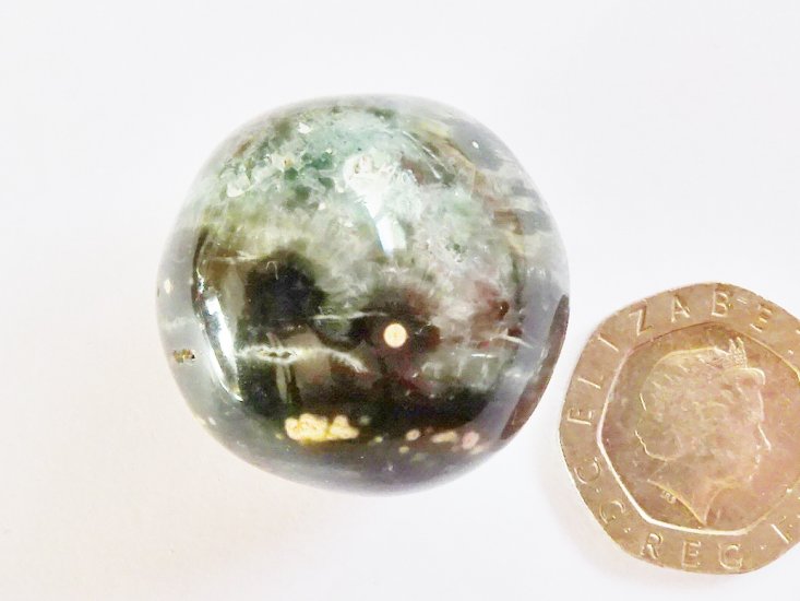 (image for) Ocean Jasper: polished pebble (Madagascar) - Click Image to Close