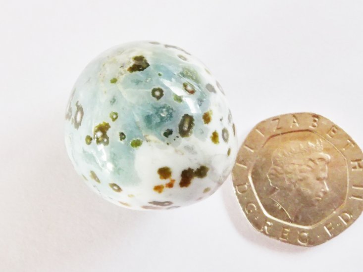(image for) Ocean Jasper: polished pebble (Madagascar) - Click Image to Close