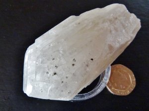 Danburite - White (A grade): crystal - Included Cathedral