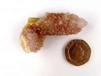 Spirit Quartz - Amethyst: crystal cluster