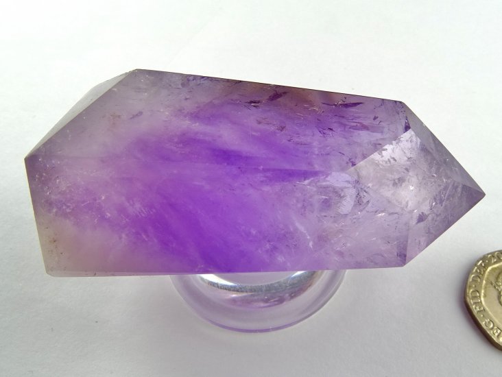 (image for) Ametrine: polished point (Brazil) - Click Image to Close