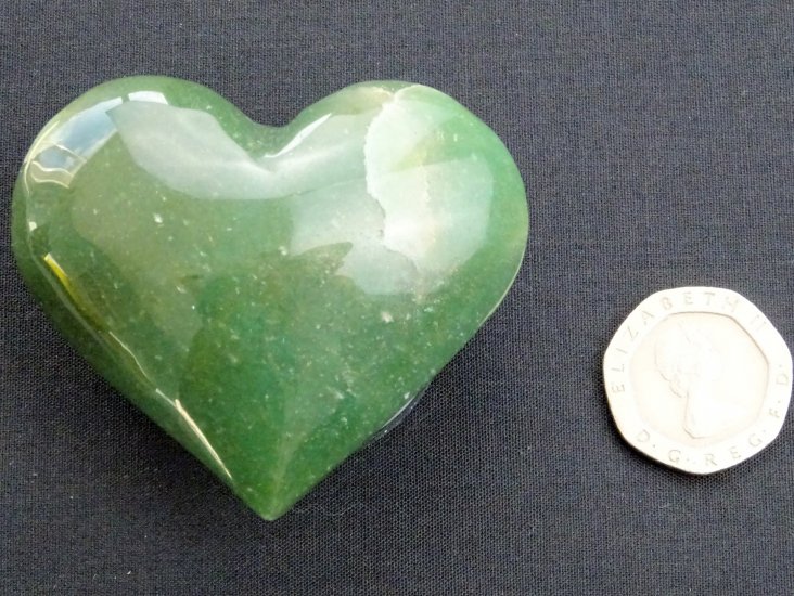 (image for) Aventurine - Green: heart - Click Image to Close
