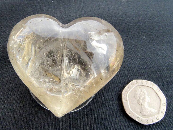 (image for) Smoky Quartz: heart - Click Image to Close