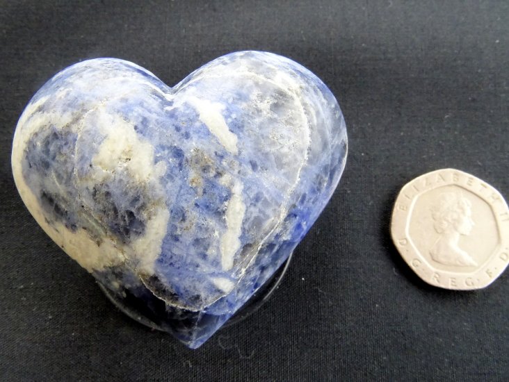 (image for) Sodalite: heart - Click Image to Close