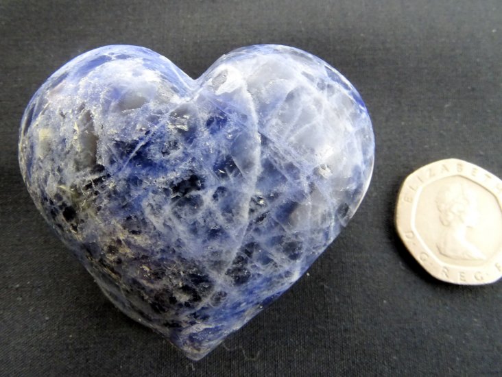(image for) Sodalite: heart - Click Image to Close