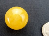(image for) Azeztulite (Himalayan Golden): sphere - 2.5 cm 