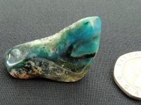 (image for) Chrysocolla Mix (Gemmy): polished piece
