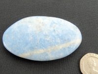 Diopside - Blue (Violan): palmstone