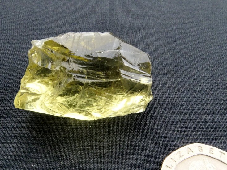 (image for) Lemon (Ouro Verde) Quartz: rough chunk - Click Image to Close