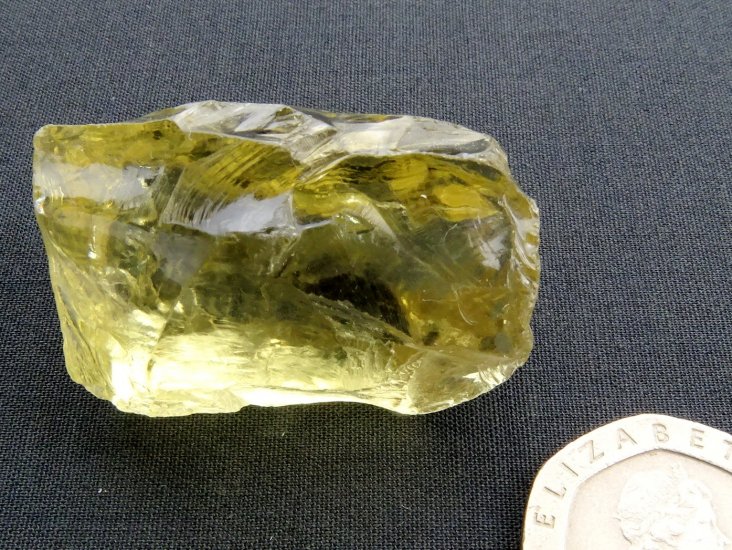 (image for) Lemon (Ouro Verde) Quartz: rough chunk - Click Image to Close