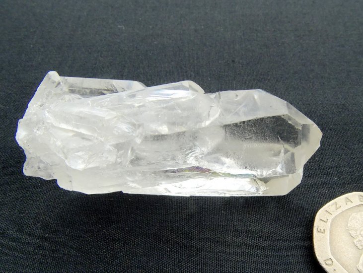(image for) Clear Quartz: crystal cluster - Click Image to Close