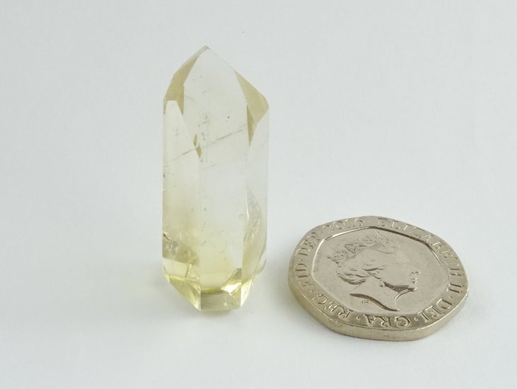(image for) Citrine - natural: polished point (Madagascar) - Click Image to Close