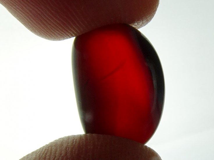 (image for) Amber (red): polished nugget - Click Image to Close