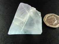 Fluorite - Blue: crystal octahedron