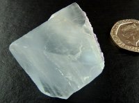 Fluorite - Blue: crystal octahedron