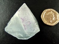 (image for) Fluorite - Blue: crystal octahedron