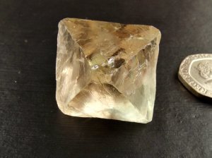 Fluorite - Pink: crystal octahedron