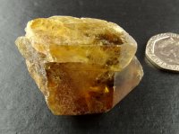 (image for) Citrine - natural: crystal - Isis Twin