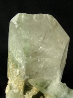 Clear Quartz: crystal cluster - Chlorite Included Lightbrary