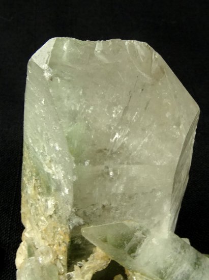 (image for) Clear Quartz: crystal cluster - Chlorite Included Lightbrary - Click Image to Close
