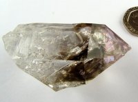 Amethyst / Smoky Quartz (Brandburg): crystal - Phantom