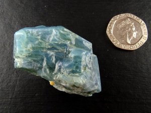 Apatite - Blue-Green: crystal (Russia)