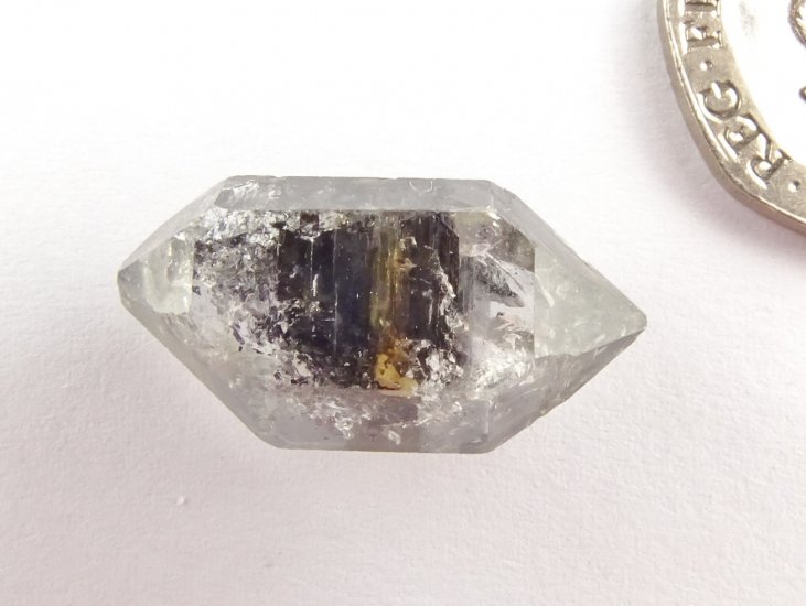 (image for) Tibetan Black Spot Quartz: crystal - DT - Click Image to Close