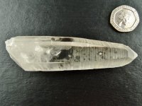 Clear Quartz: crystal - Lemurian DT Laser