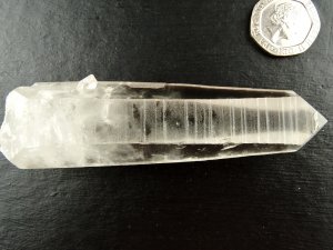 Clear Quartz: crystal - Lemurian DT Laser