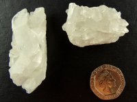 Clear Quartz: crystal cluster (Brazil) - pair