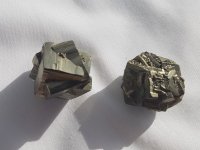 (image for) Pyrite: cluster pair (Isis and Osiris)