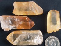 Tangerine Quartz: crystals (small)