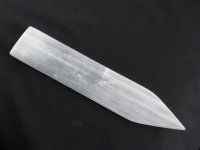 Selenite (Satin Spar): wand - flat sword