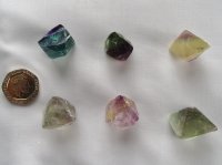 (image for) Fluorite - assorted: crystal octahedrons (medium)