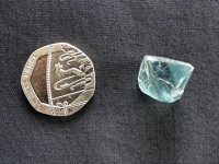 Fluorite - Aqua: crystal octahedron