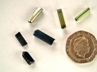 (image for) Tourmaline - Green: crystals - A grade (xsmall)