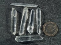 Clear Quartz - B grade: crystals - set of 6 DT (small)