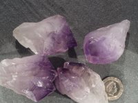 (image for) Amethyst - A grade: crystal twin / triplets (large) Brazil