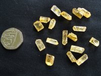 Topaz - Golden-yellow (A grade): crystals
