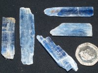 Kyanite - Blue (B grade): blades (small)
