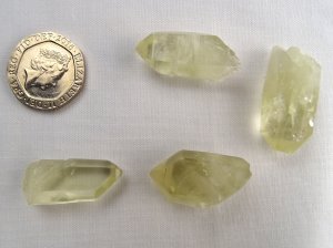 Citrine - natural: crystals (small)