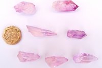 (image for) Rose Aura Quartz - AA grade: crystals (small)